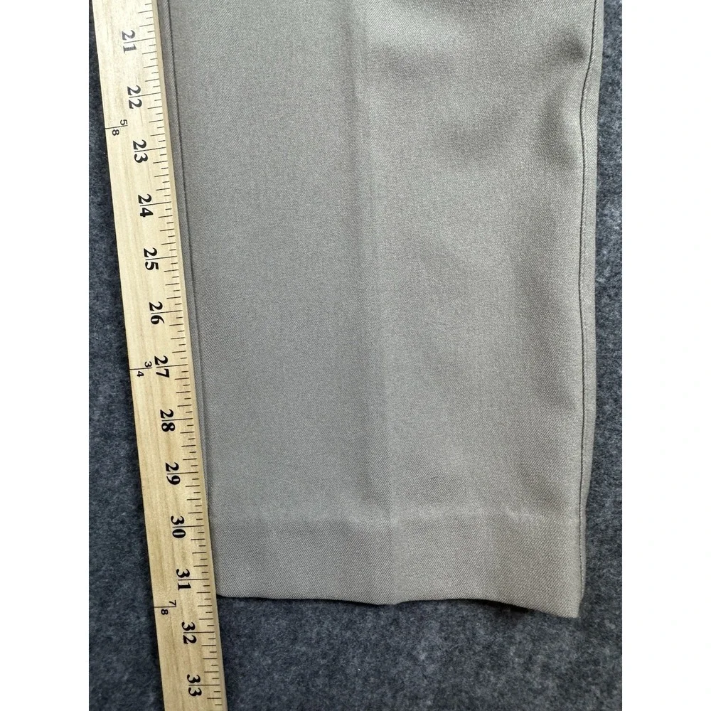 Peter Millar Crown Sport Men's Pants 36x32 Khaki Beige Flat Front Performance